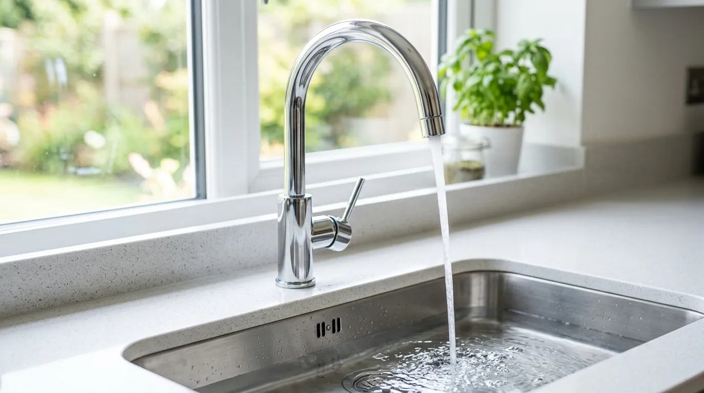 Local Plumbing Master Pros same day plumber fixing a faucet in Las Lomas, CA